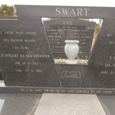 SWART P.B. 1911-1979 &amp; P.H. VAN DEVENTER 1914-1980