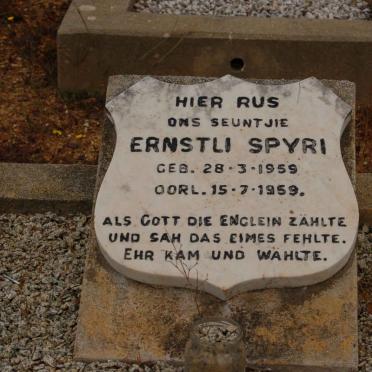 SPYRI Ernstli 1959-1959