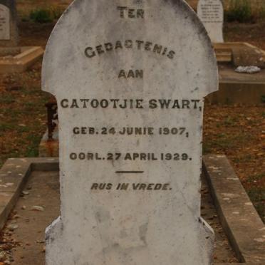 SWART Catootjie 1907-1929