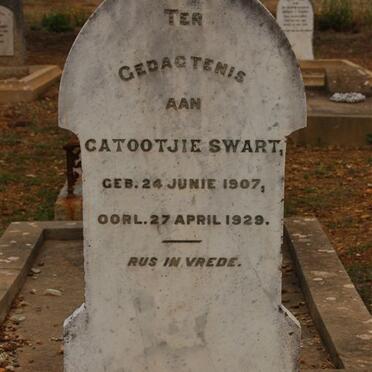 SWART Catootjie 1907-1929