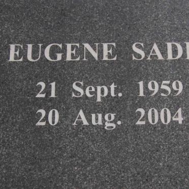 SADIE Eugene 1959-2004