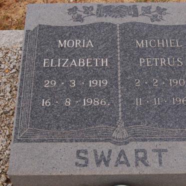 SWART Michiel Petrus 1903-1966 &amp; Moria Elizabeth 1919-1986