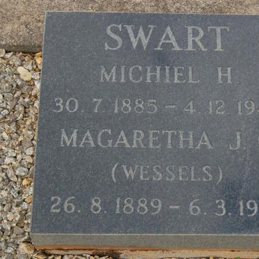SWART Michiel H. 1885-1943 &amp; Magretha J.C. WESSELS 1889-1976