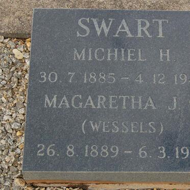 SWART Michiel H. 1885-1943 &amp; Magretha J.C. WESSELS 1889-1976