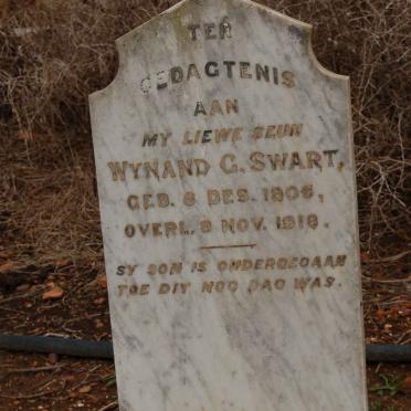 SWART Wynand G. 1905-1918