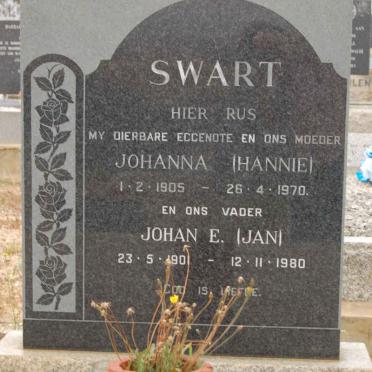 SWART Johan E. 1901-1980 &amp; Johanna 1905-1970