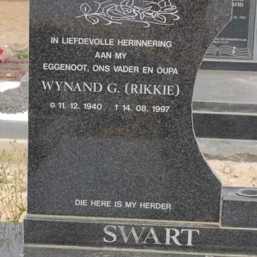 SWART Wynand G. 1940-1997