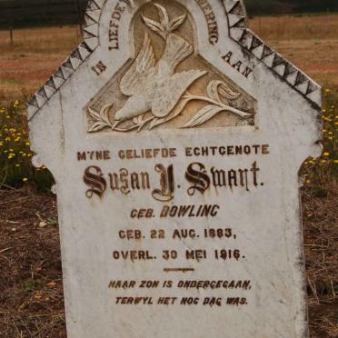 SWART Susan U. nee DOWLING 1883-1916
