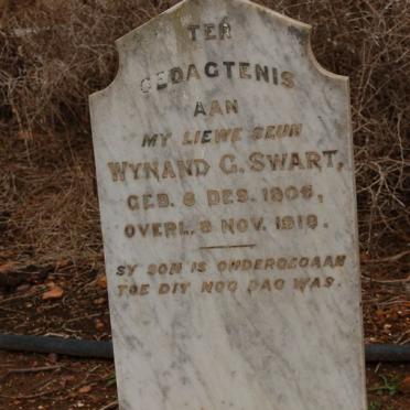 SMIT Wynand G. 190?-1918