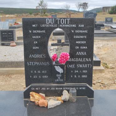 TOIT Andries Stephanus, du 1921-1993 &amp; Anna Magdalena SWART 1921-1992
