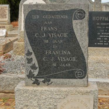 VISAGIE Frans C.J. &amp; Francina C.J.