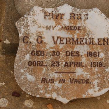 VERMEULEN C.G. 1861-1919