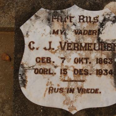 VERMEULEN C.J. 1863-1934