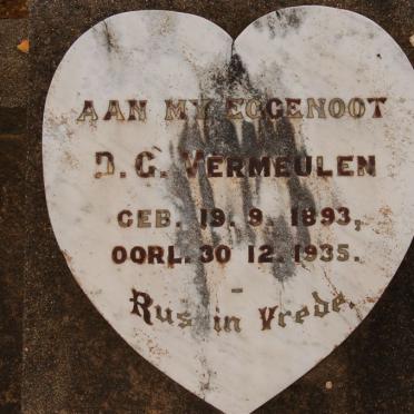 VERMEULEN D.G. 1893-1935