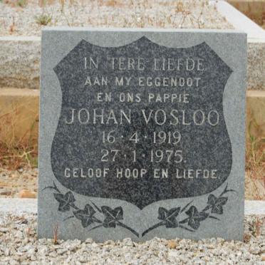 VOSLOO Johan 1919-1975