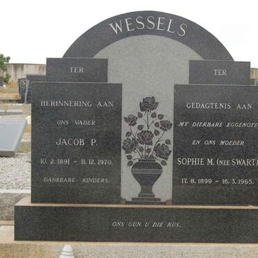 WESSELS Jacob P. 1891-1970 &amp; Sophie M. SWART 1899-1965