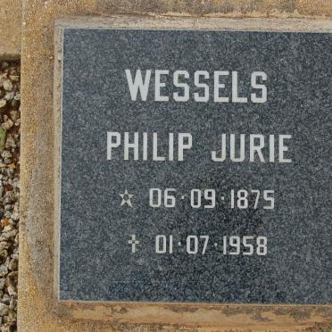 WESSELS Philip Jurie 1875-1958