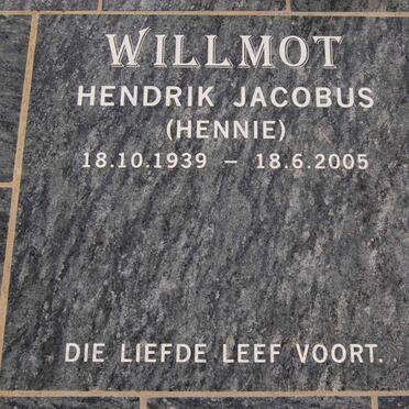 WILLMOT Hendrik Jacobus 1939-2005