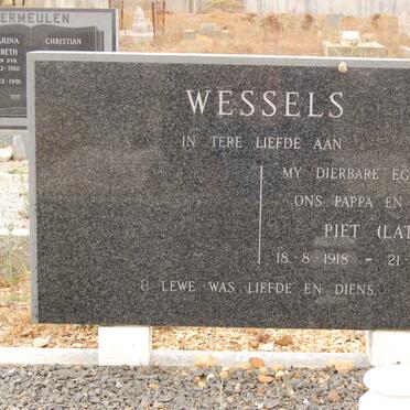 WESSELS Piet 1918-1979