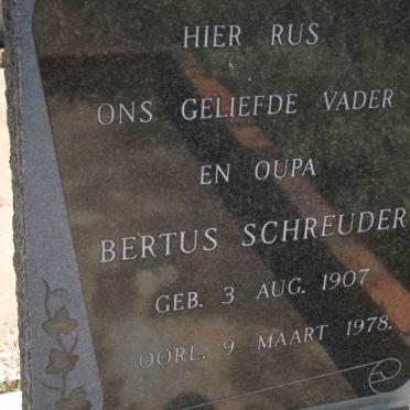 SCHREUDER Bertus 1907-1978