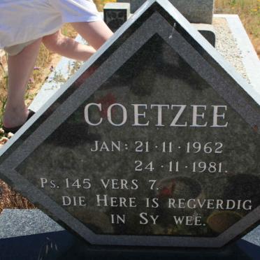 COETZEE Jan 1962-1981