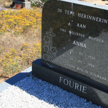 FOURIE Anna 1926-1992