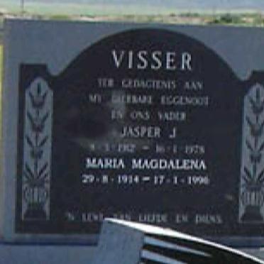 VISSER Jasper J. &amp; Maria Magdalena ??-??