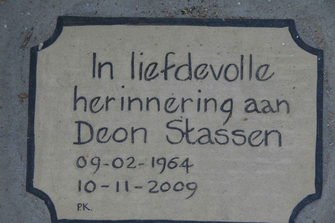 STASSEN Deon 1964-2009