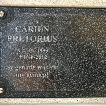 PRETORIUS Carien 1953-2012