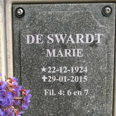 SWARDT Marie, de 1924-2015