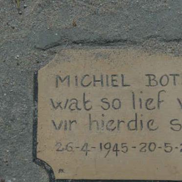 BOTHA Michiel 1945-2000