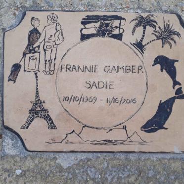 SADIE Frannie Gamber 1969-2016