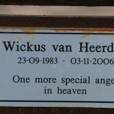 HEERDEN Wickus, van 1983-2006