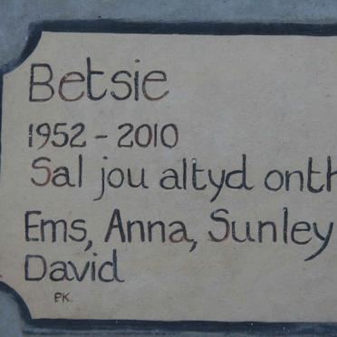 ? Betsie 1952-2010