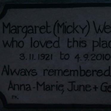 WELLS Margaret 1921-2010