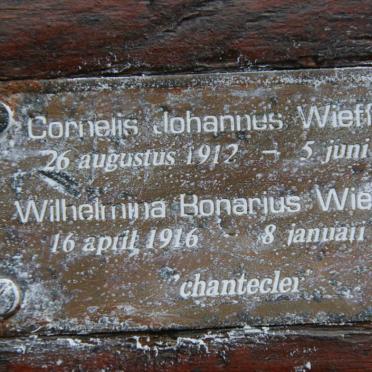 WIEFFERING Cornelis Johannes 1912-1994 &amp; Wilhelmina Bonarius 1916-1986