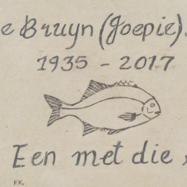 FOURIE De Bruyn 1935-2017