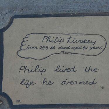LIVESEY Philip 1966-