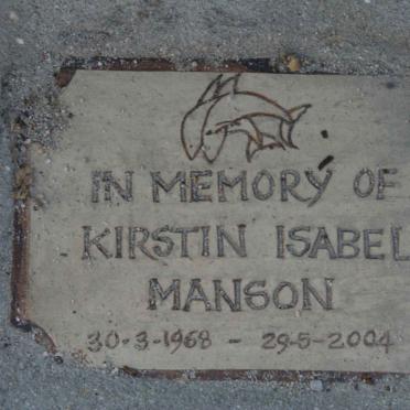 MANSON Kirstin Isabel 1968-2004