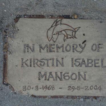 MANSON Kirstin Isabel 1968-2004