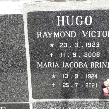 HUGO Raymond Victor 1923-2008 &amp; Maria Jacoba BRINK 1924-2021