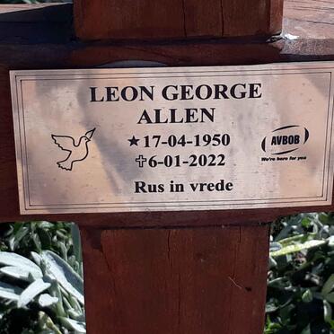 ALLEN Leon George 1950-2022