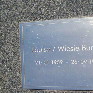 BURGER Louise 1959-1999