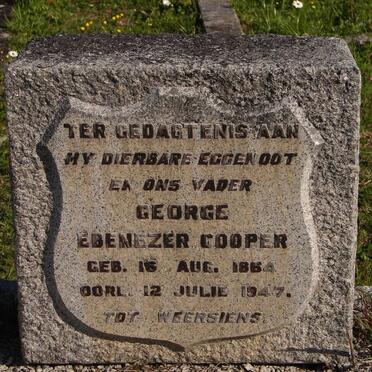 COOPER George Ebenezer 1864-1947