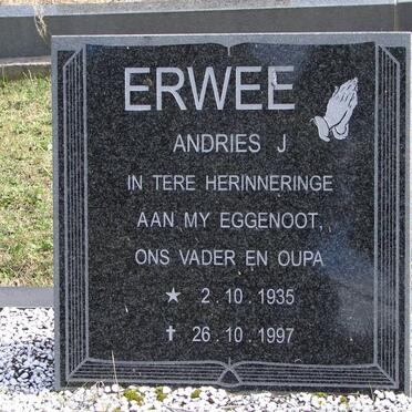 ERWEE Andries J. 1935-1997
