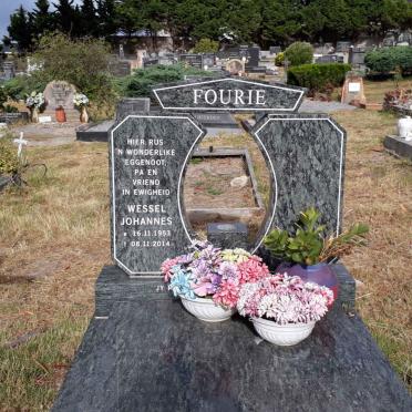 FOURIE Wessel Johannes 1953-2014