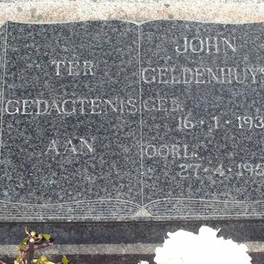 GELDENHUYS John 1939-1958