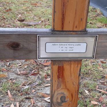 LUBBE Albert Edward Henry 1940-2018