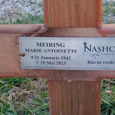 MEIRING Marie Antoinette 1942-2023