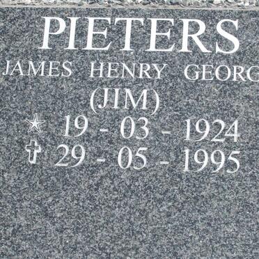 PIETERS James Henry George 1924-1995
